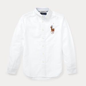 Ralph Lauren Boys Big Pony Oxford Shirt Sz. M